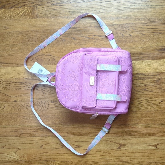 NWT Betsey Johnson LBSKYLAR Backpack In Pink - Picture 15 of 15